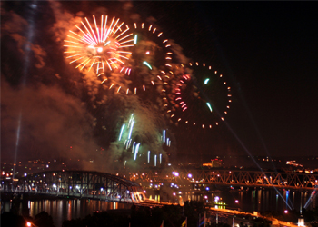Fireworks Over The Ohio River  Picture #45
